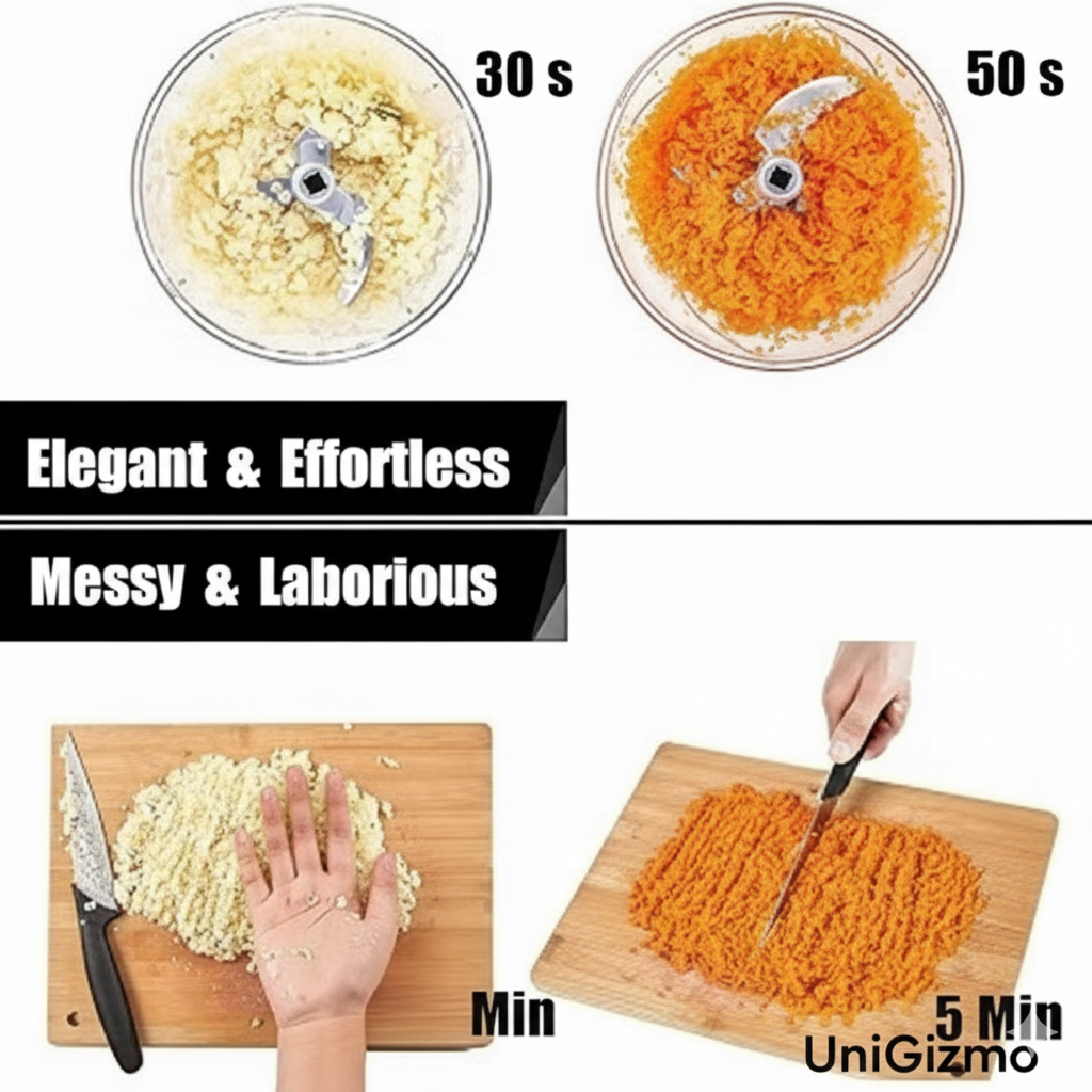 Hand Push Vegetable Chopper – Quick & Easy Manual Food Cutter